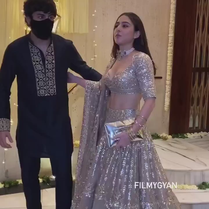 IBRAHIM Adition Z BLACK KURTA SET WITH EMBROIDERYP