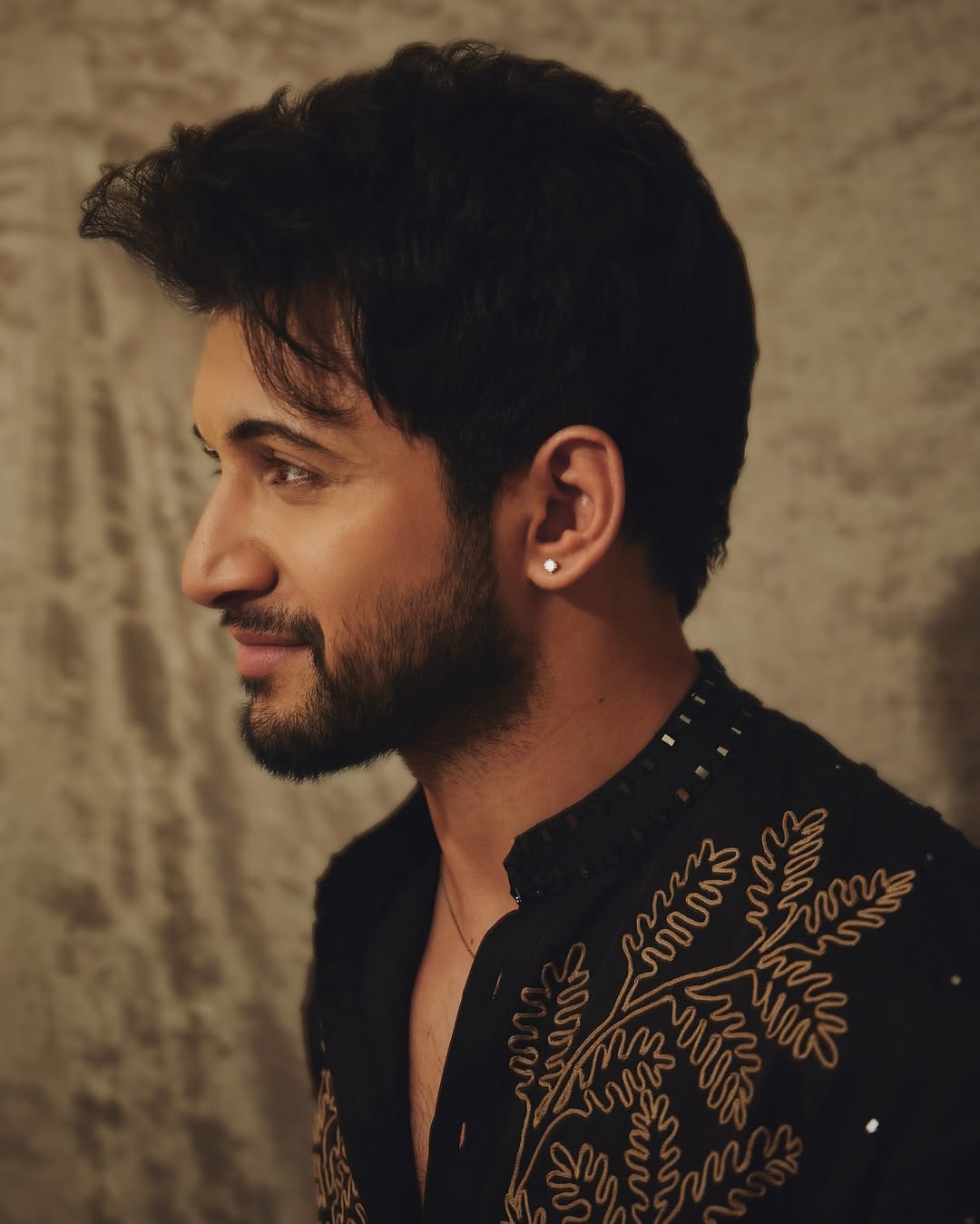 Rohit Saraf Black Kurta set With Embroidery