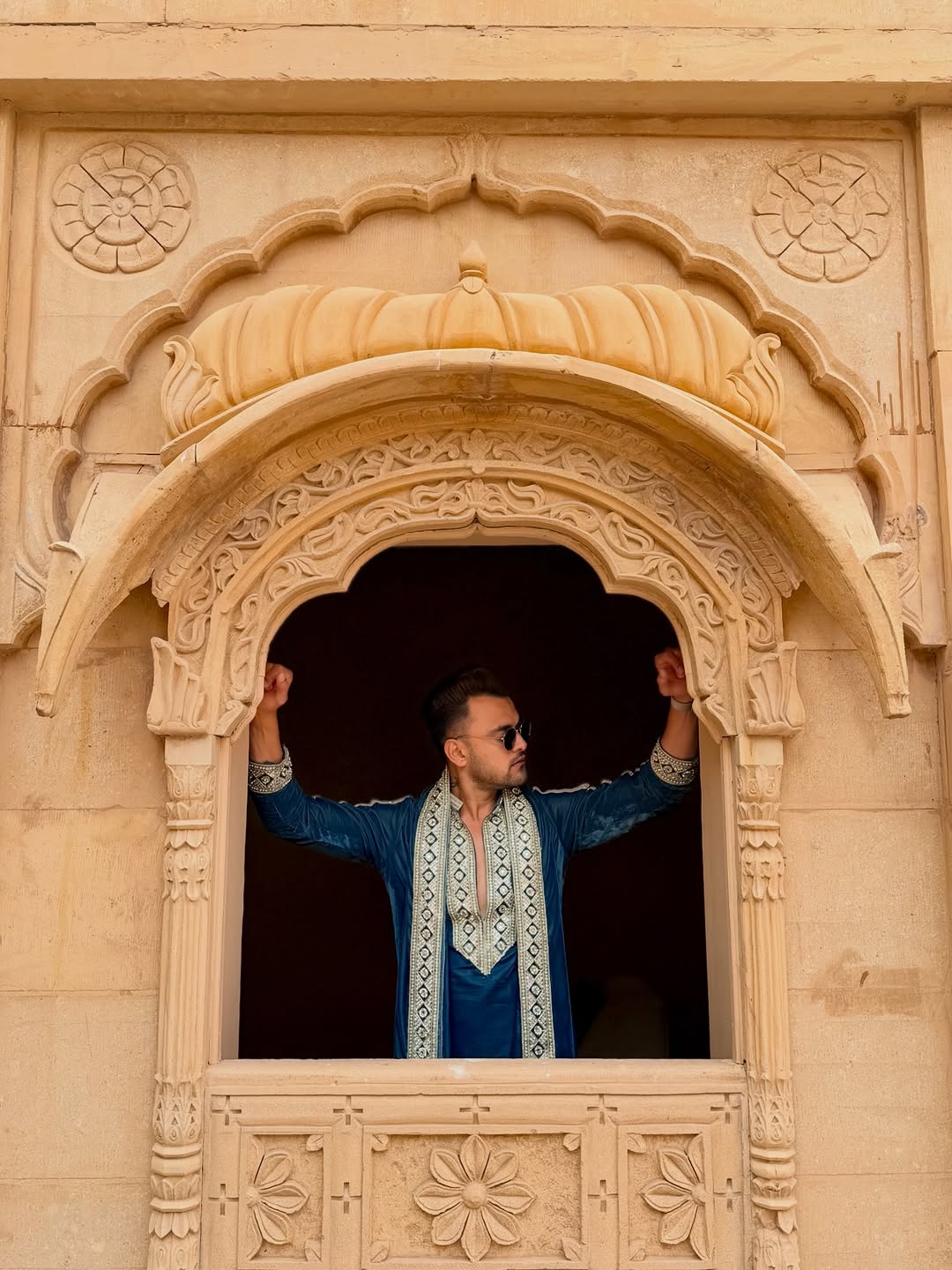 Neavy Blue Kurta Set With dupatta